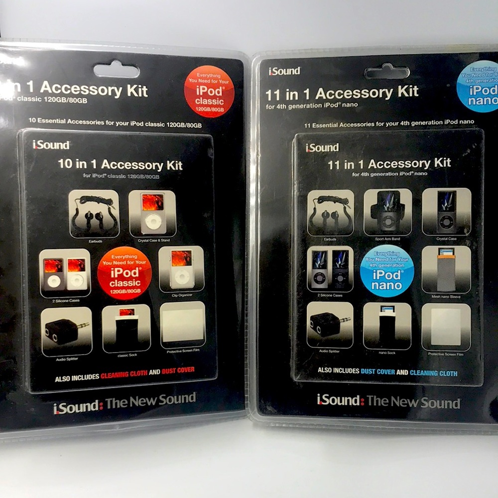 ISound Kit Sealed 11-in 1 Accessory Kit IPod Nano 4th Generation